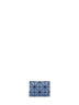Blue CARD WALLET bi-fold card case