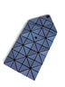 Blue CARD WALLET bi-fold card case