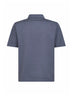 Polo in jersey di cotone grigio