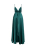 Malachite satin Aldi long dress