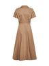 Chemisier midi Alga in cotone stretch biscotto