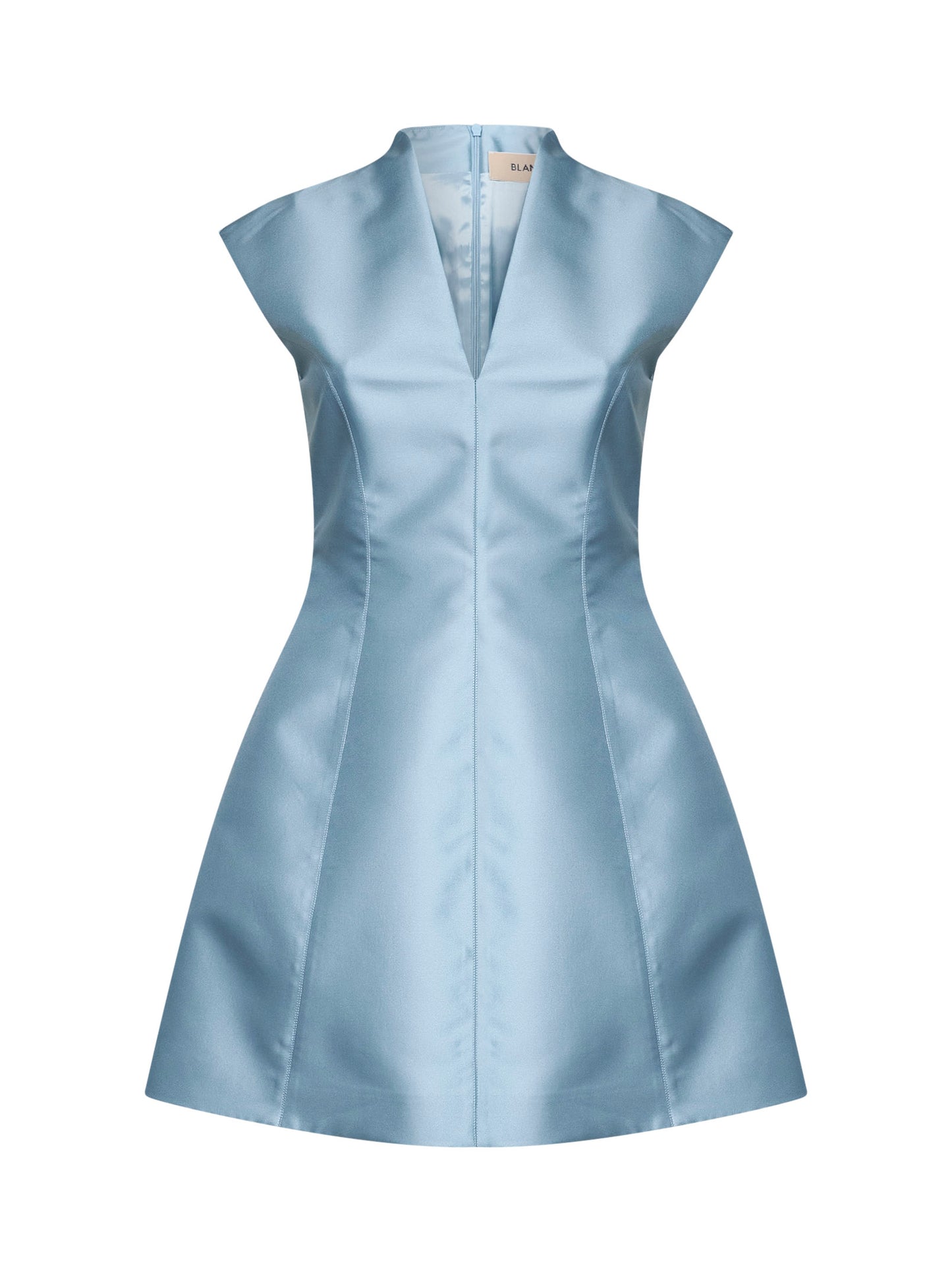 Powder blue taffeta Alinka mini dress