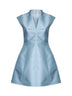 Powder blue taffeta Alinka mini dress