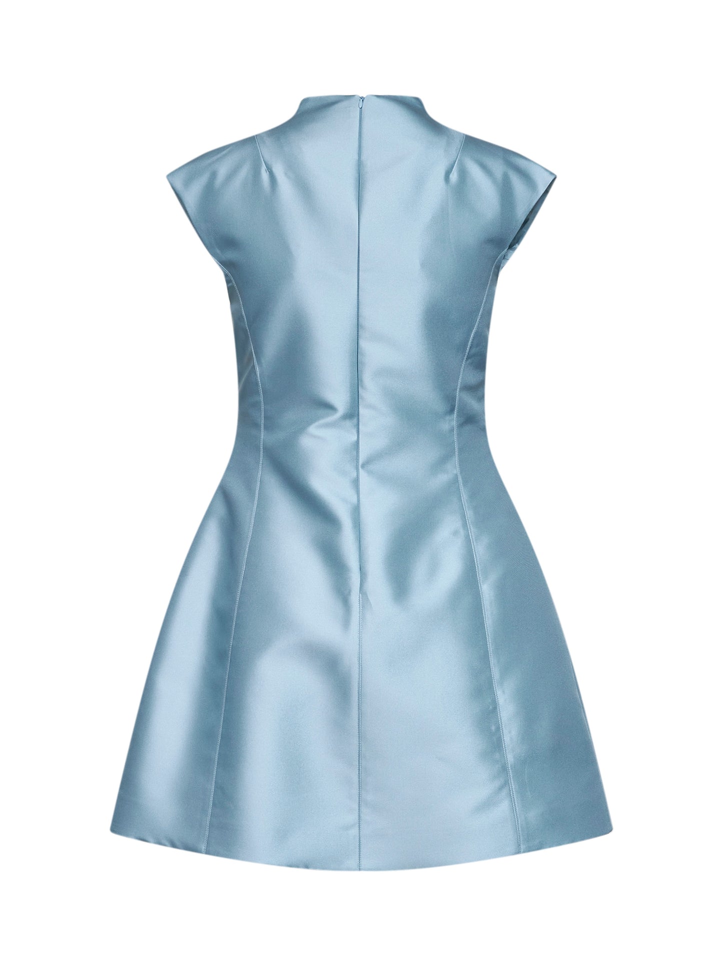Powder blue taffeta Alinka mini dress