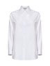 Camicia Calandra in popeline di cotone bianco