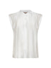 White voile Calicia sleeveless shirt