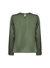 Blusa Cesta in raso verde