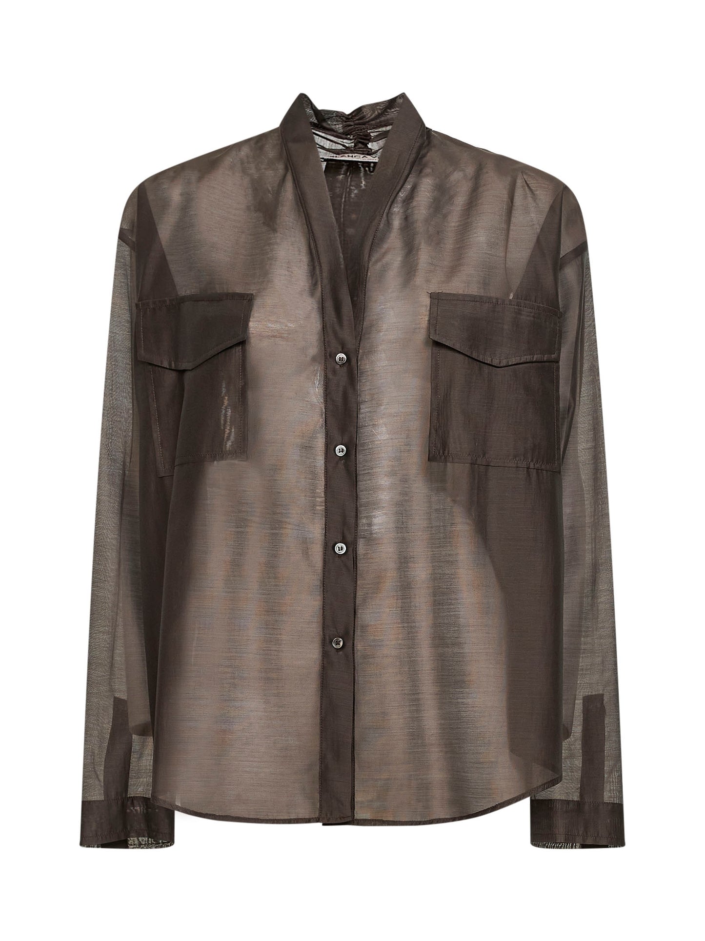 Mocha voile Ciuffo shirt