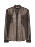 Mocha voile Ciuffo shirt