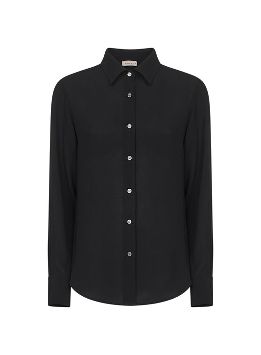 Onyx crepe Corten shirt