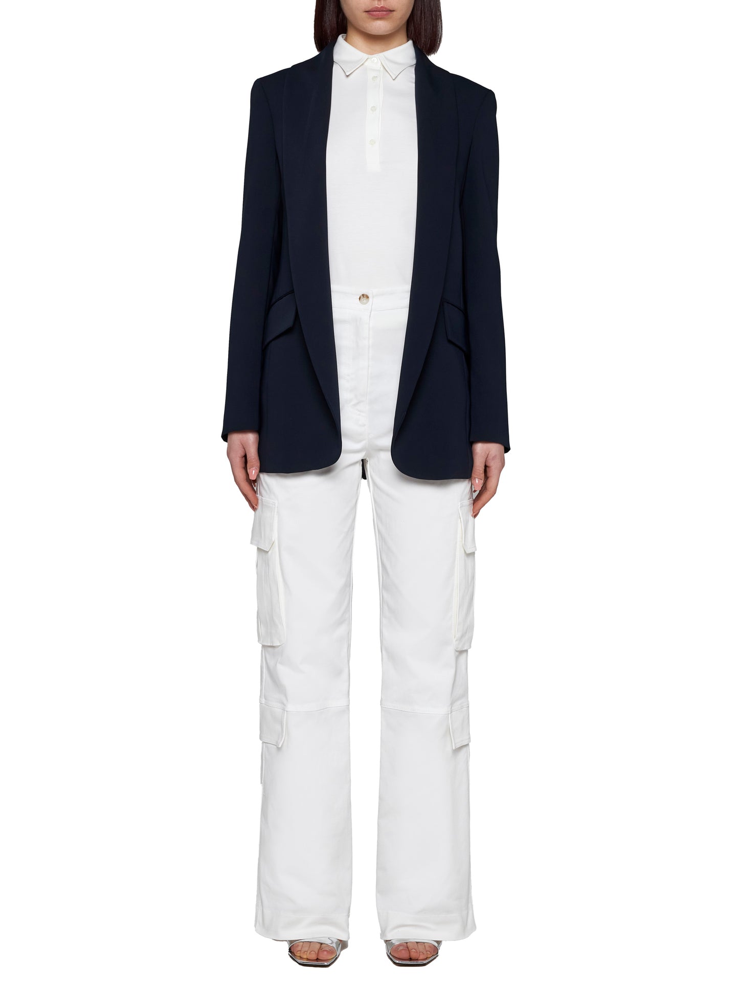 Blazer Gesne in cady blu