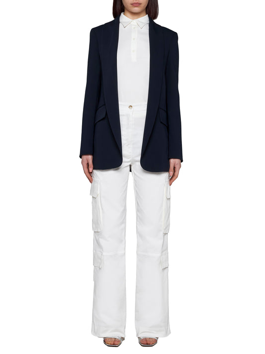 Blazer Gesne in cady blu