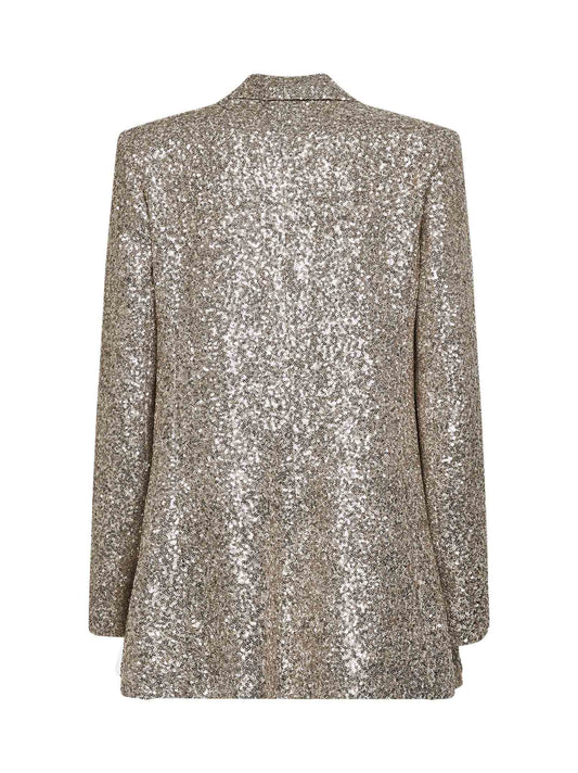 Giacca Gropsy in paillettes oro