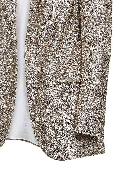 Giacca Gropsy in paillettes oro
