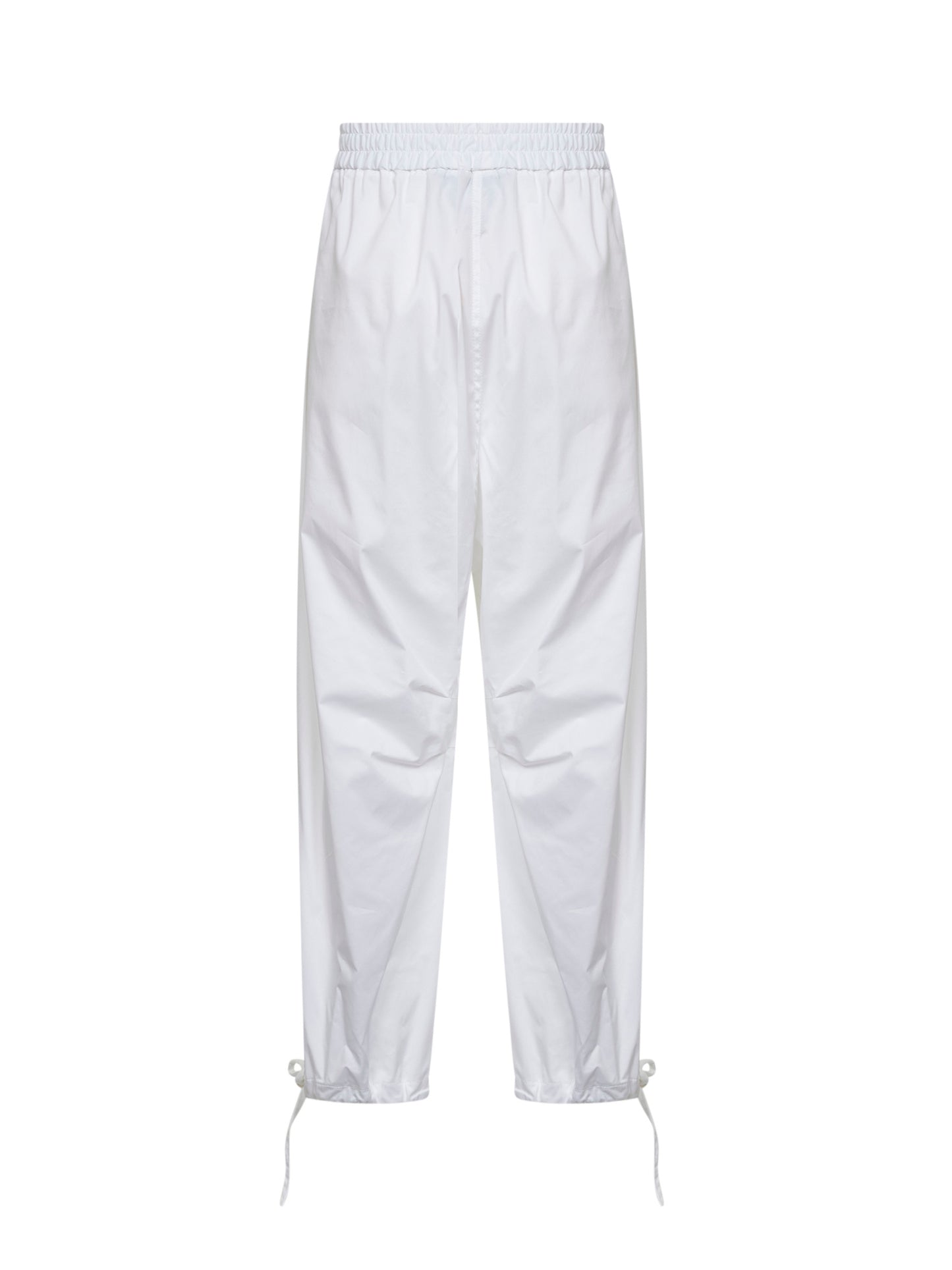 Pantaloni cargo Pagila in popeline tecnico bianco