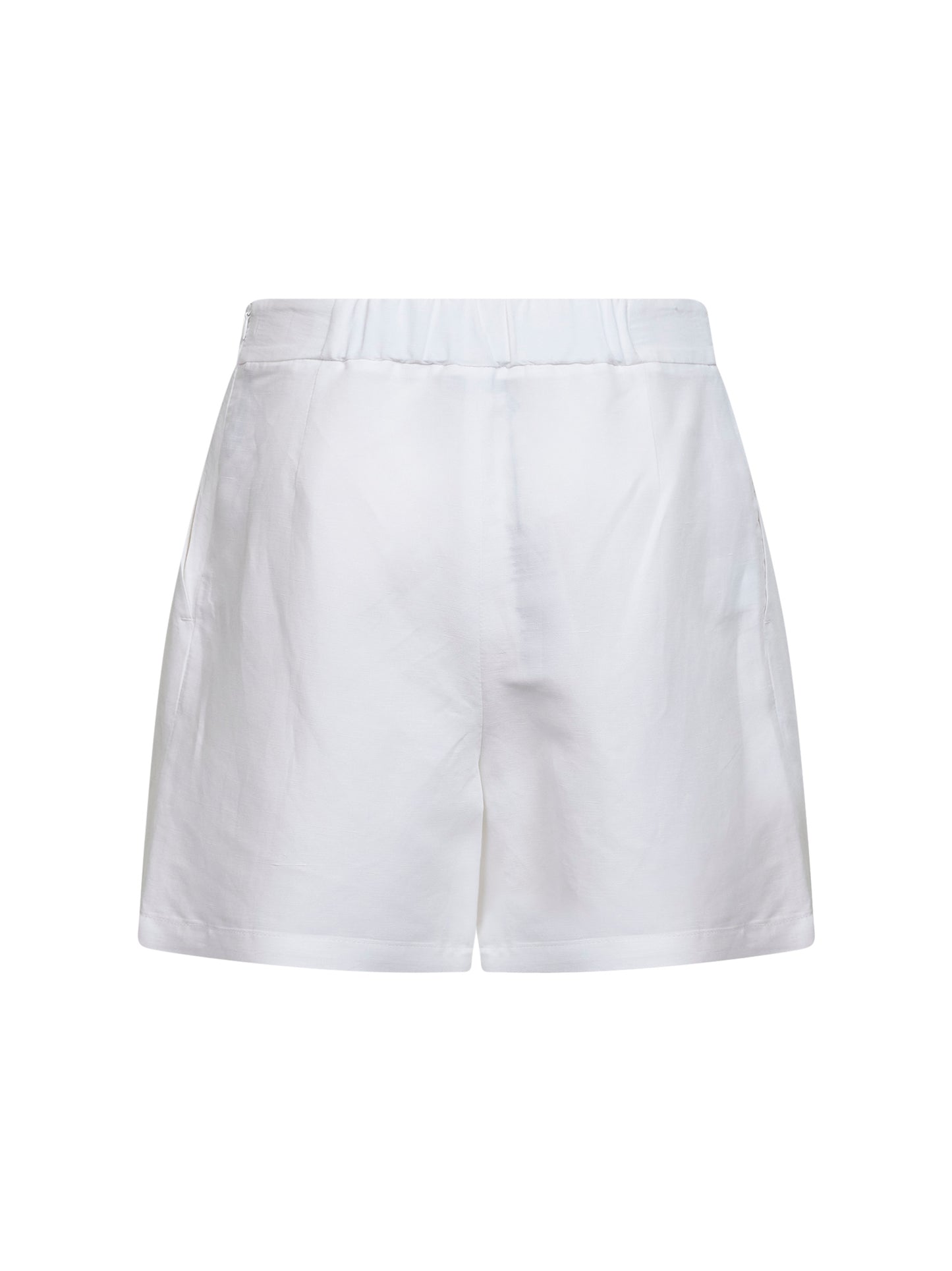 Shorts Pinxy in viscosa e lino bianco