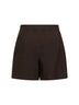 Shorts Pinxy in viscosa e lino moka