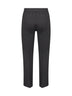 Anthracite stretch jersey Pioppo trumpet trousers