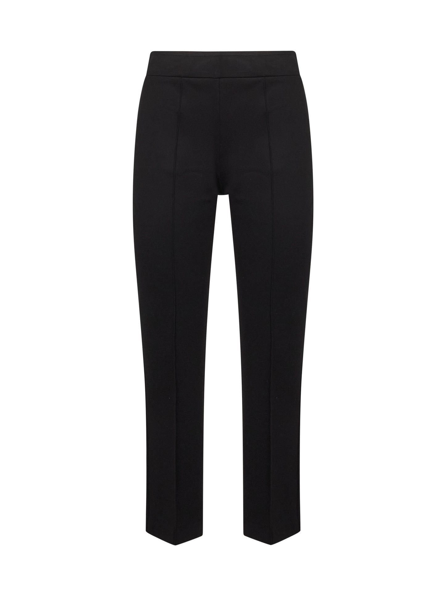 Onyx stretch jersey Pioppo trumpet trousers
