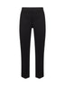 Onyx stretch jersey Pioppo trumpet trousers
