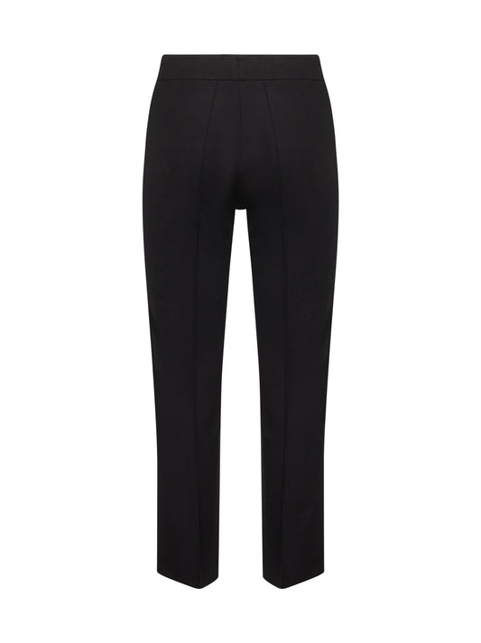 Onyx stretch jersey Pioppo trumpet trousers
