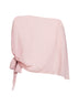 Powder pink georgette Sdefy stole