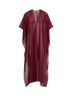 Burgundy voile Sdelfa caftan blouse