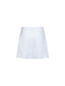 Shorts Silice in viscosa e lino bianco