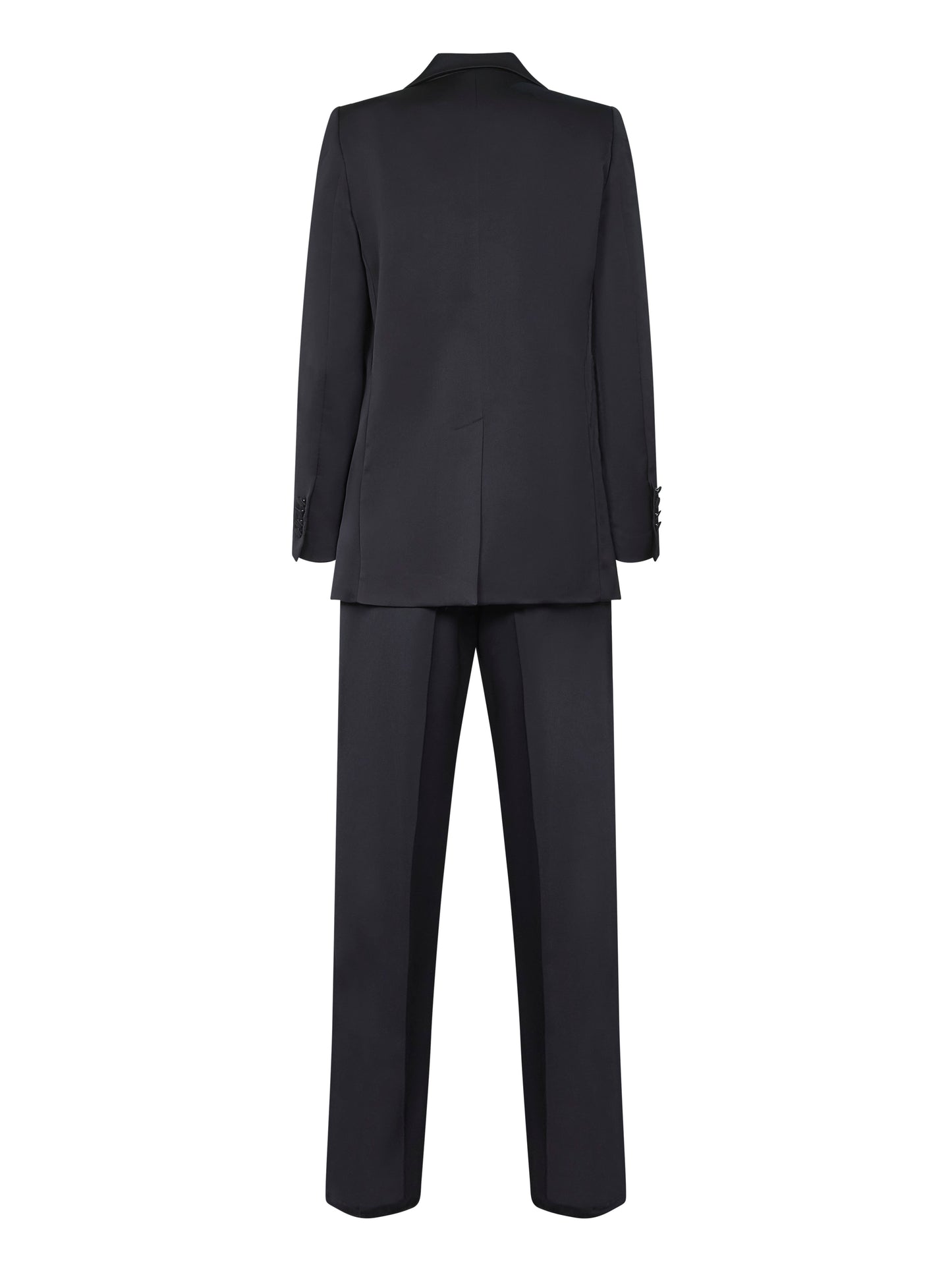 Completo Telvera in raso blu notte