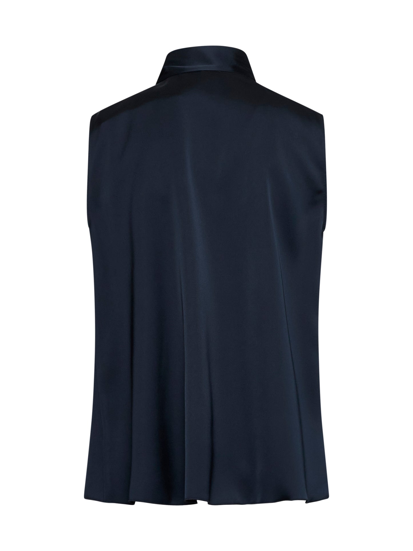 Black satin Topina top