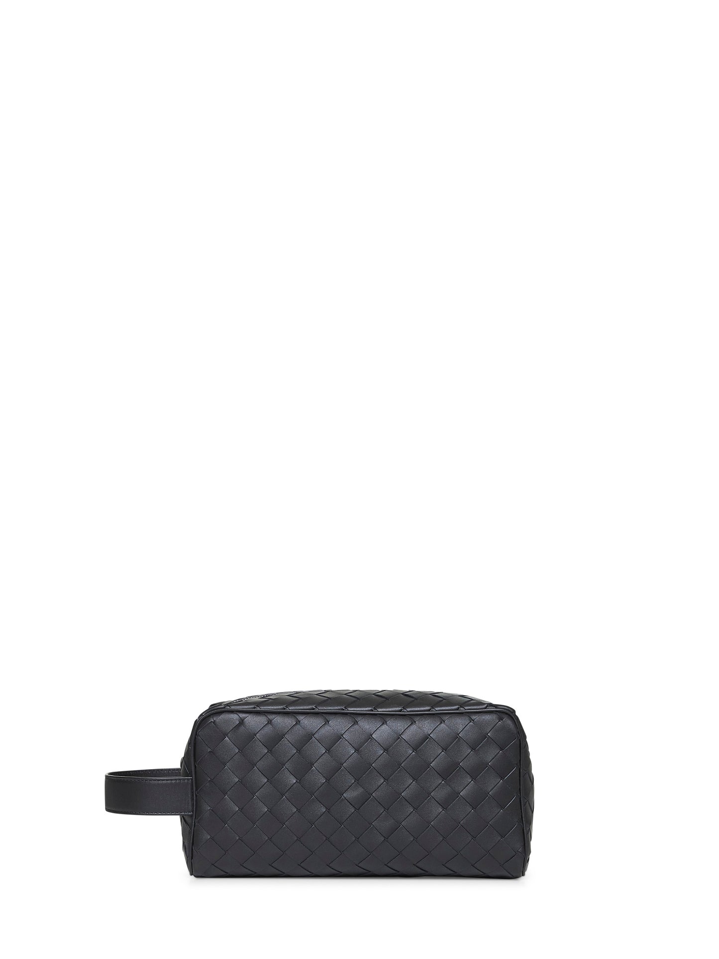 Pochette Da Viaggio Intrecciato nera