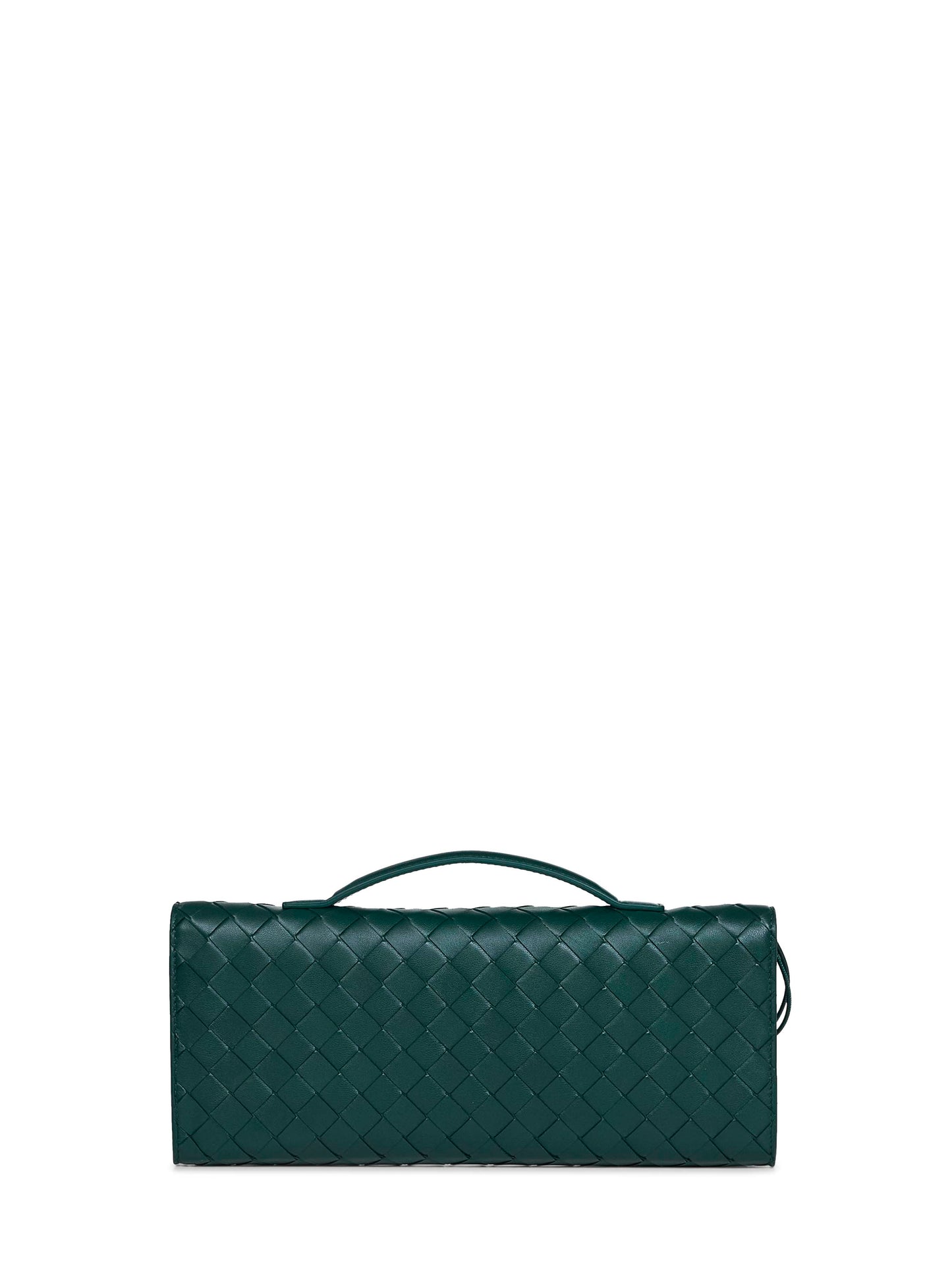 Emerald green Andiamo Clutch top handle clutch bag