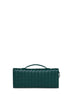 Emerald green Andiamo Clutch top handle clutch bag