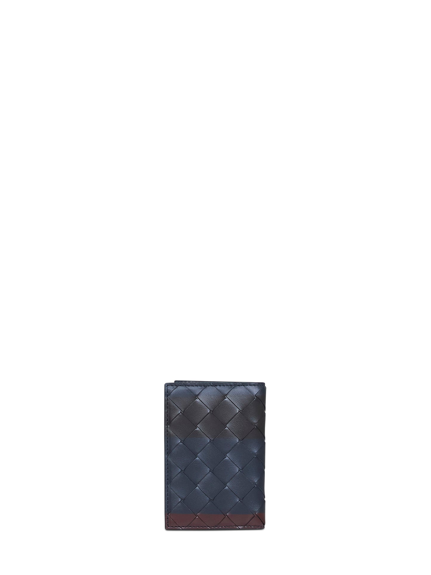 Portacarte bifold Intrecciato tricolore