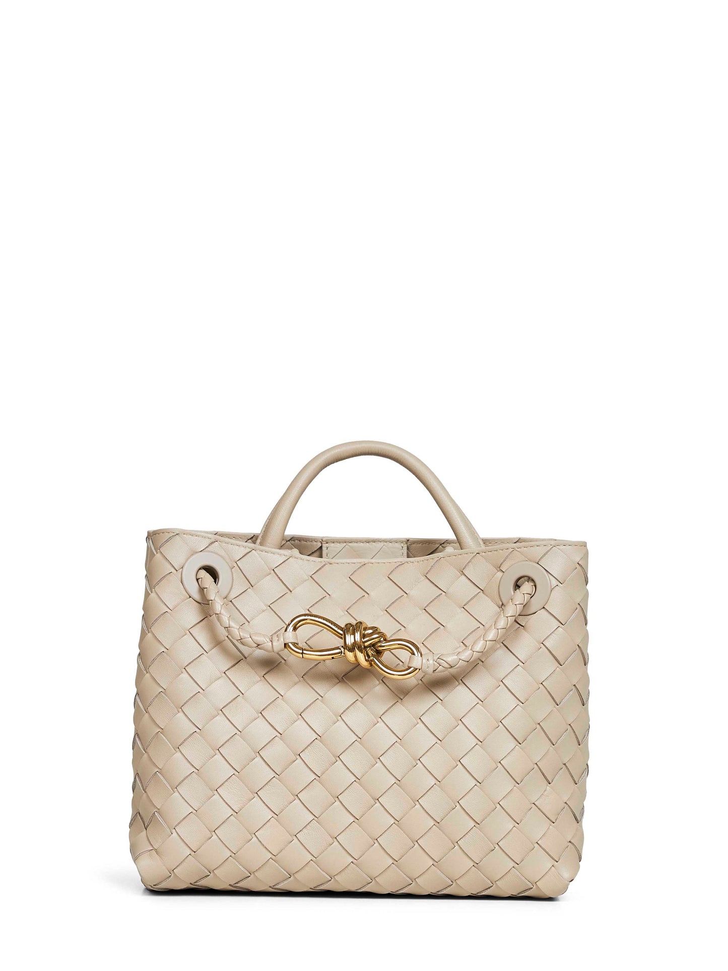 Borsa a mano Andiamo piccola ecrù