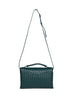 Borsa a tracolla Knot Lock verde smeraldo