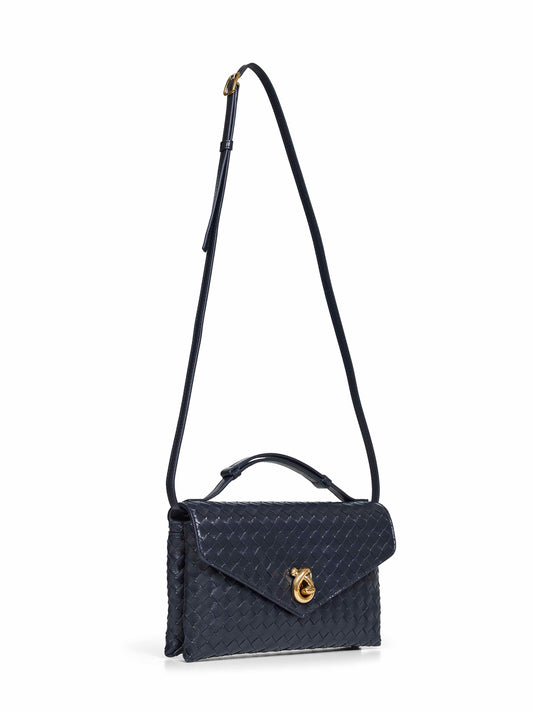 Borsa a tracolla Knot Lock blu notte