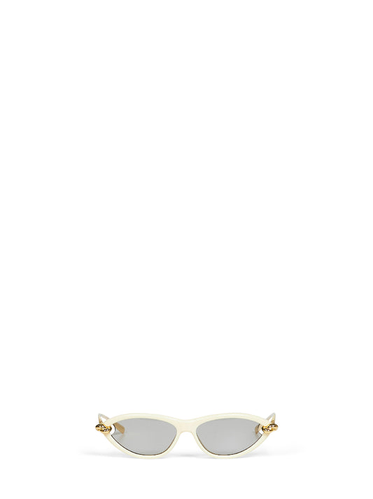 Beige Knot cat-eye sunglasses