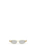 Occhiali da sole cat-eye Knot beige