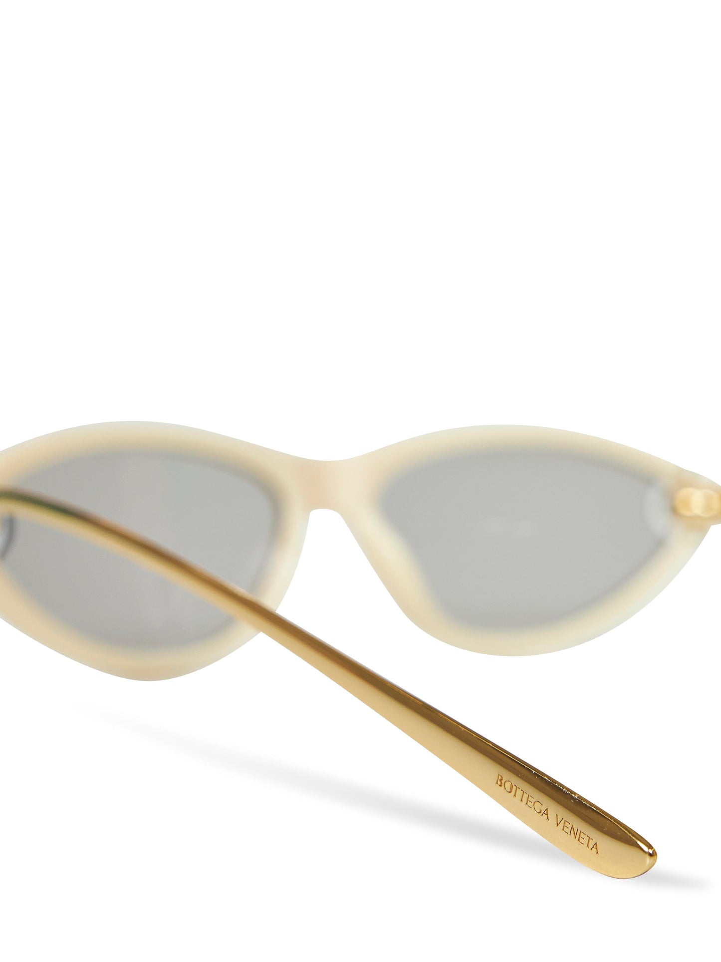 Occhiali da sole cat-eye Knot beige