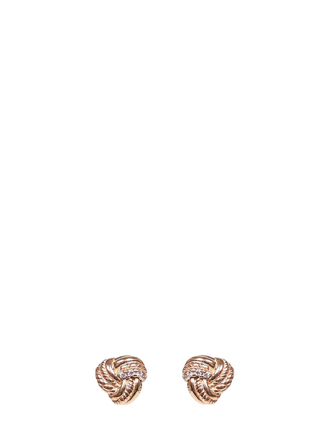 Rose gold Intreccio earrings