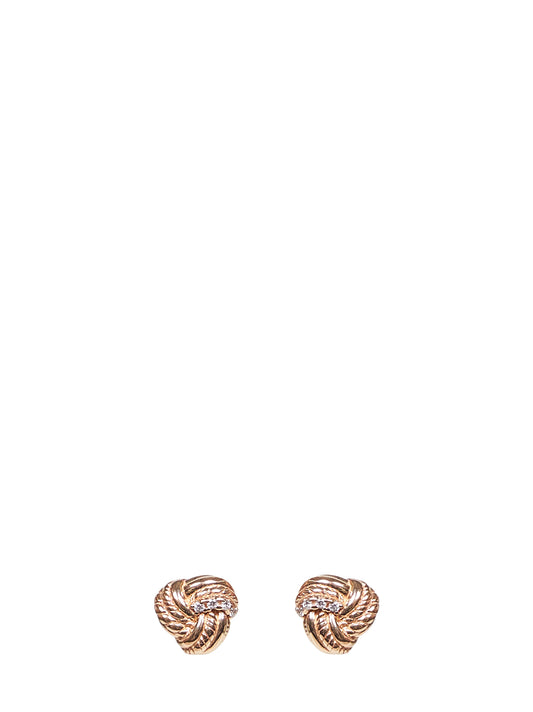 Rose gold Intreccio earrings