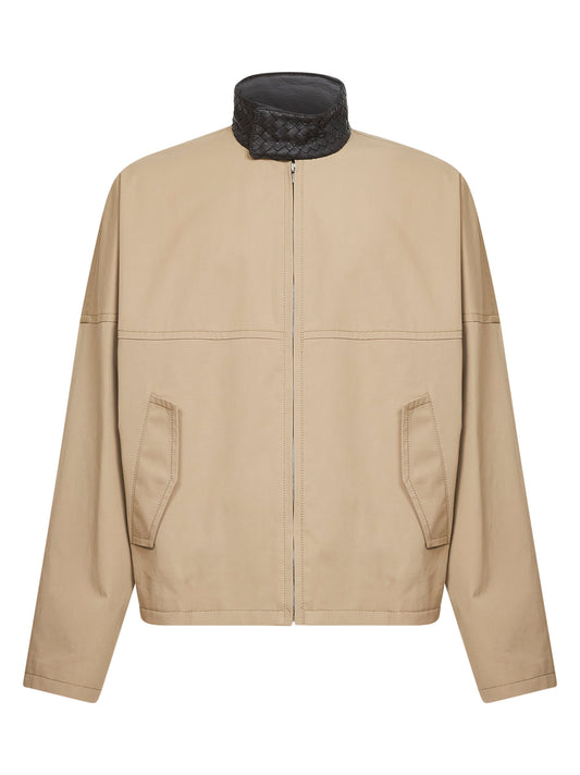 Sahara compact cotton Harrington jacket