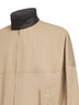 Giacca Harrington in cotone compatto sahara