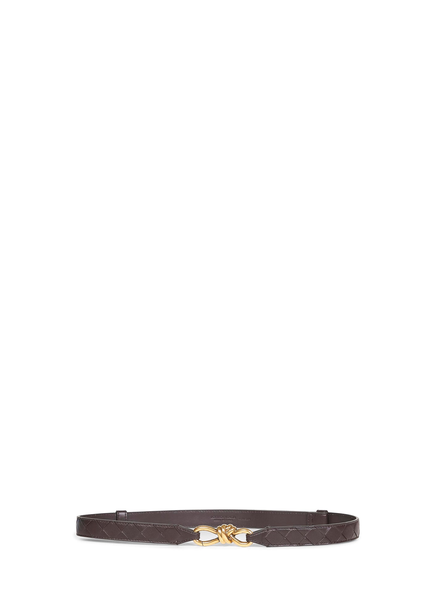 Fondant Intrecciato nappa leather Andiamo belt