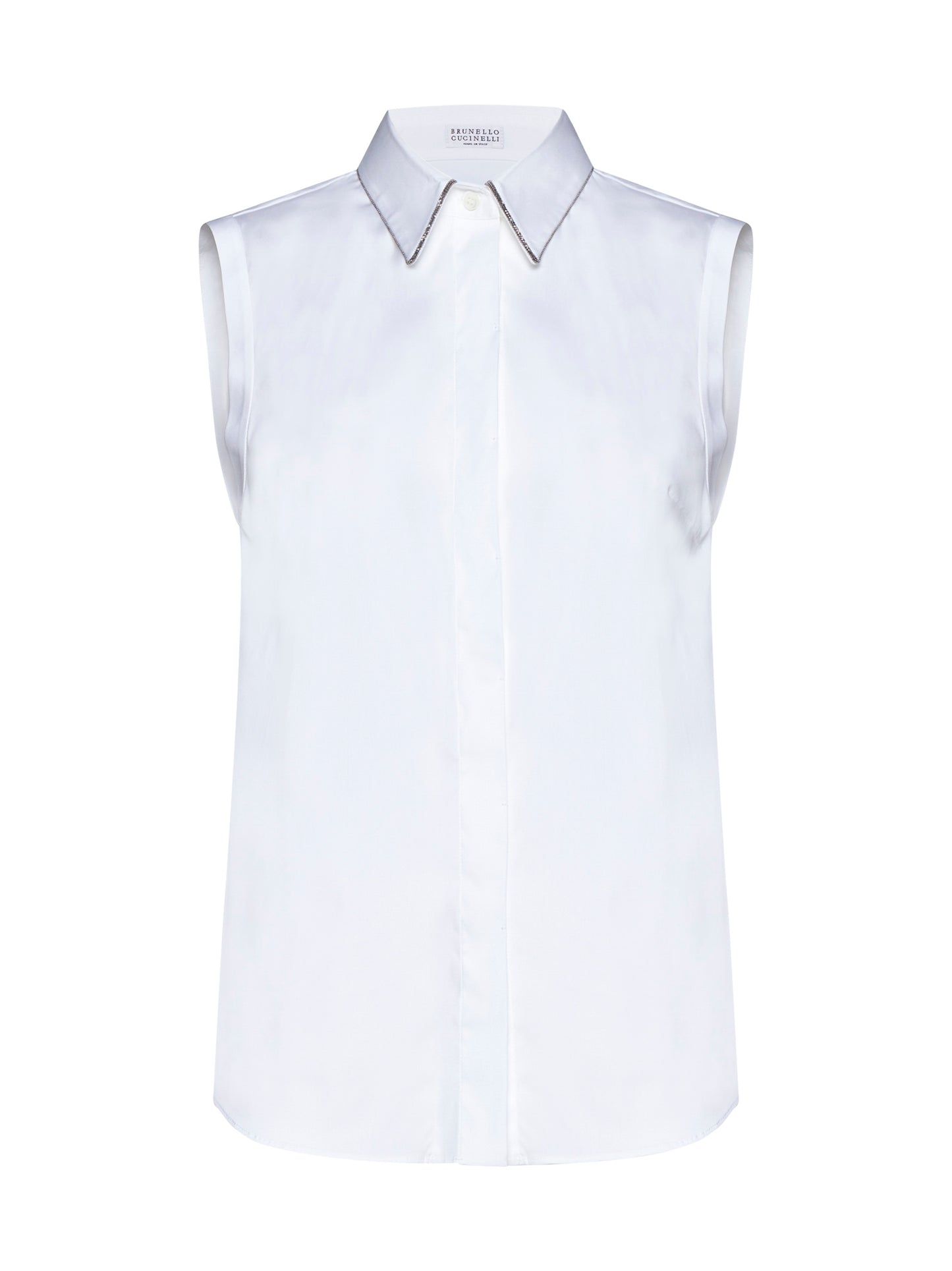 Camicia in popeline elasticizzato