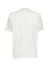 T-shirt in jersey di cotone bianco con stampa