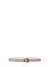Light brown suede Shiny Loop belt