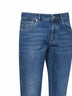 Blue lightweight denim traditional fit jeans
