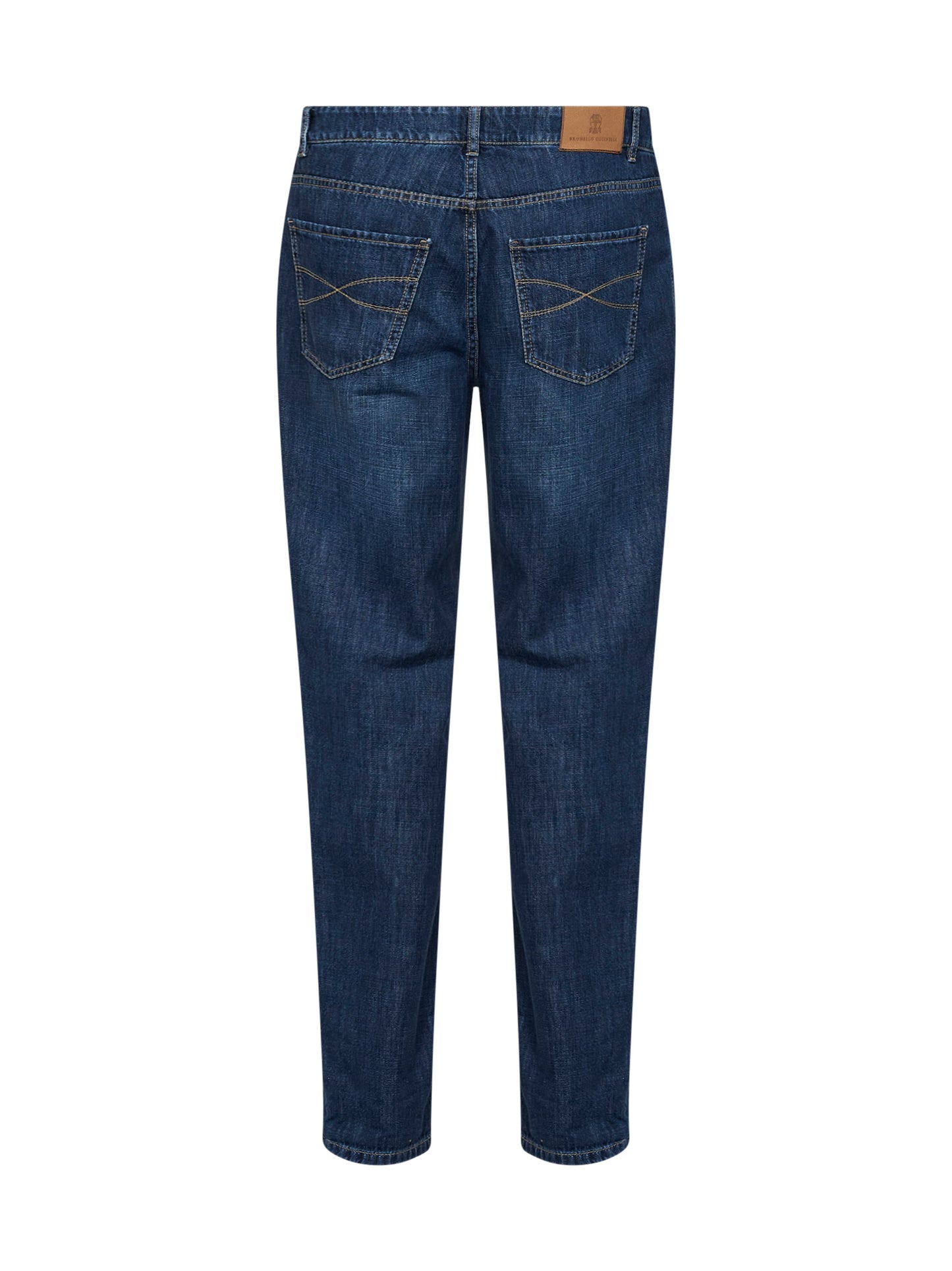 Jeans traditional fit in denim blu